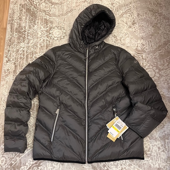 Michael Kors Jackets & Blazers - Michael Kors grey reversible puffer jacket